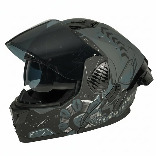 UWALK-167 NEW Flip-Up Motorcycle Helmet – DOT Approved