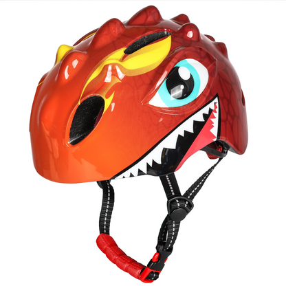 UWalk-K013 3D Dinosaur Kids Bike Helmet