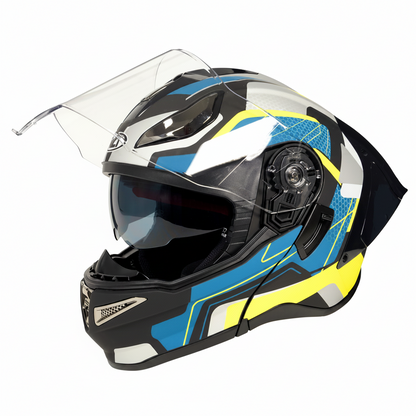UWALK-165 NEW Flip-Up Motorcycle Helmet – DOT Approved