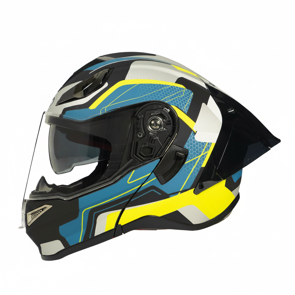 UWALK-165 NEW Flip-Up Motorcycle Helmet – DOT Approved
