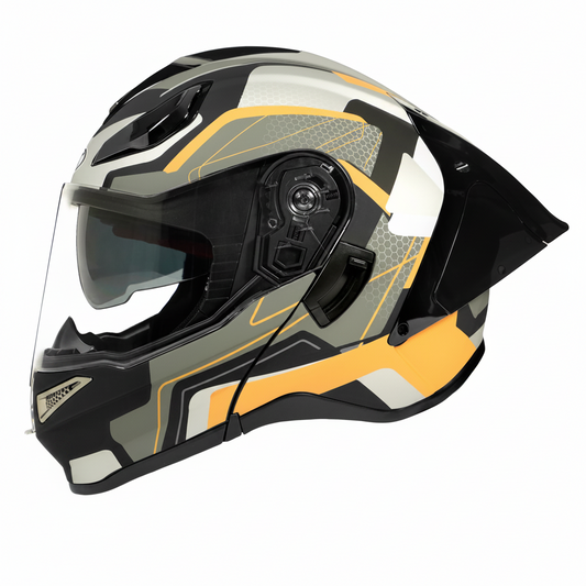 UWALK-165 NEW Flip-Up Motorcycle Helmet – DOT Approved