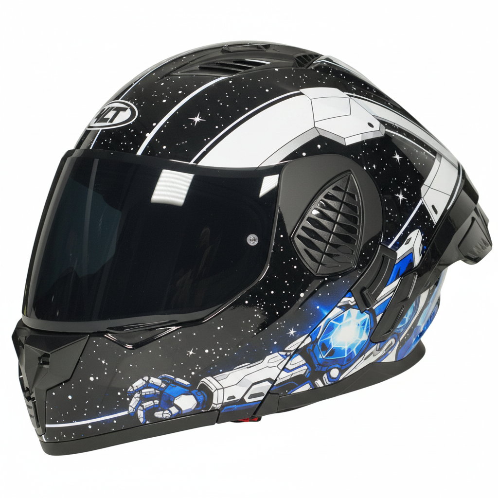 UWALK-167 NEW Flip-Up Motorcycle Helmet – DOT Approved