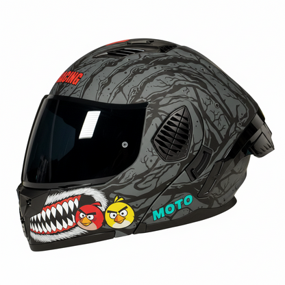 UWALK-167 NEW Flip-Up Motorcycle Helmet – DOT Approved