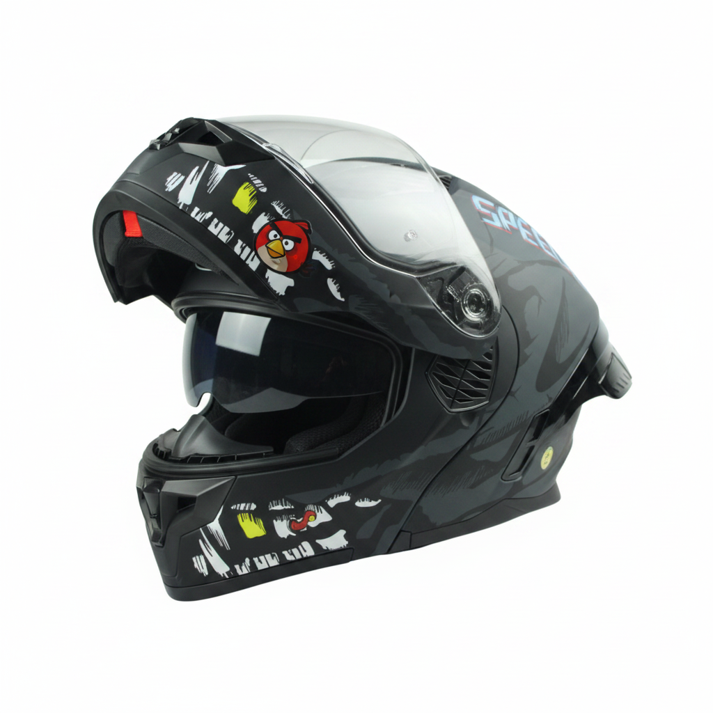 UWALK-167 NEW Flip-Up Motorcycle Helmet – DOT Approved