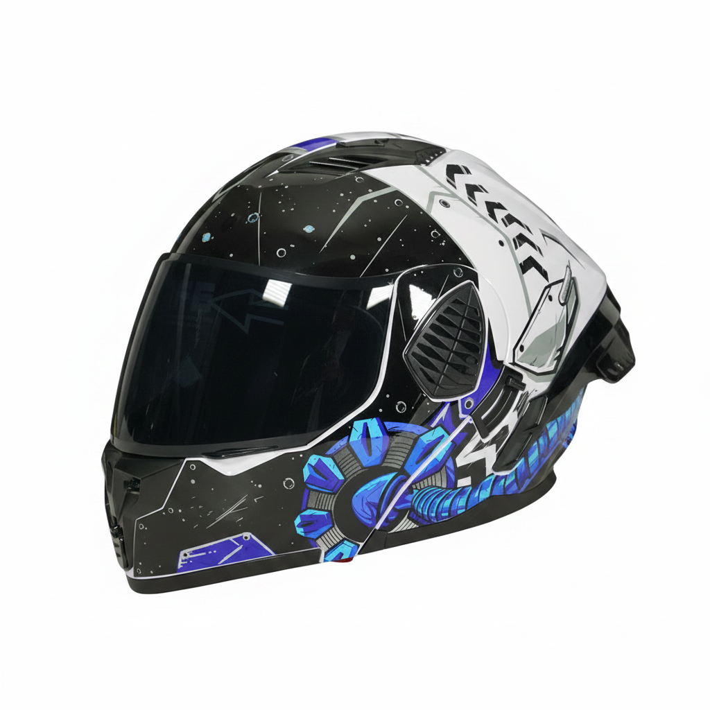UWALK-167 NEW Flip-Up Motorcycle Helmet – DOT Approved
