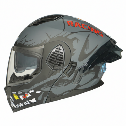 UWALK-167 NEW Flip-Up Motorcycle Helmet – DOT Approved