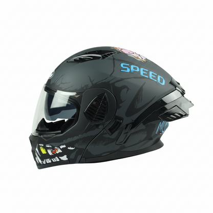 UWALK-167 NEW Flip-Up Motorcycle Helmet – DOT Approved