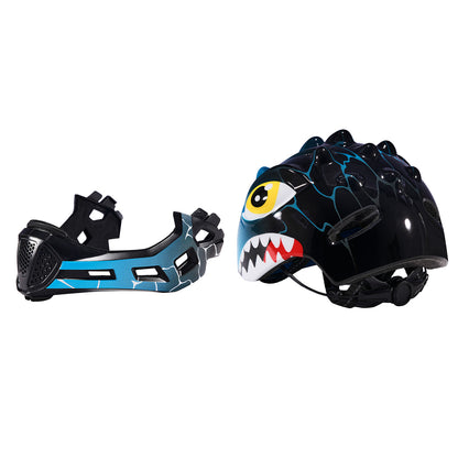 UWalk-FK002 3D Dinosaur Kids Full Face Helmet