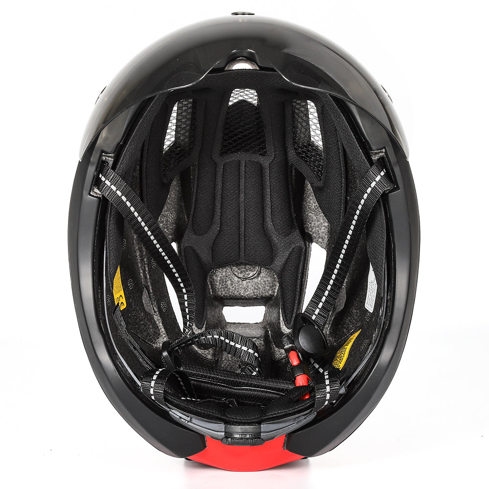 UWalk-A016G Bike Helmet with magnetic windshield & USB charging taillight