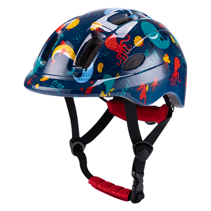 UWalk-K007 Ocean Cartoon Kids Bike Helmet
