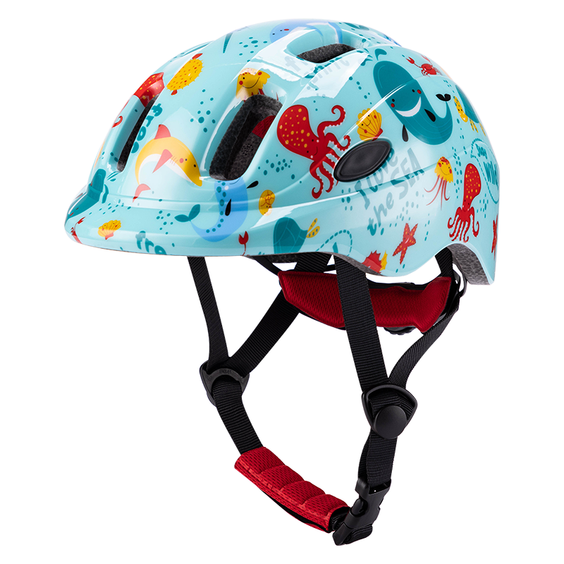 UWalk-K007 Ocean Cartoon Kids Bike Helmet