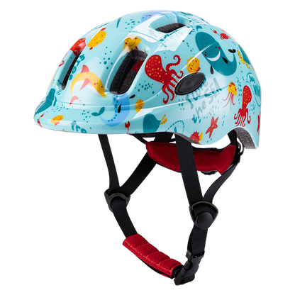 UWalk-K007 Ocean Cartoon Kids Bike Helmet