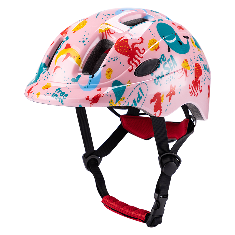 UWalk-K007 Ocean Cartoon Kids Bike Helmet