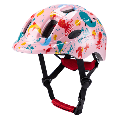 UWalk-K007 Ocean Cartoon Kids Bike Helmet