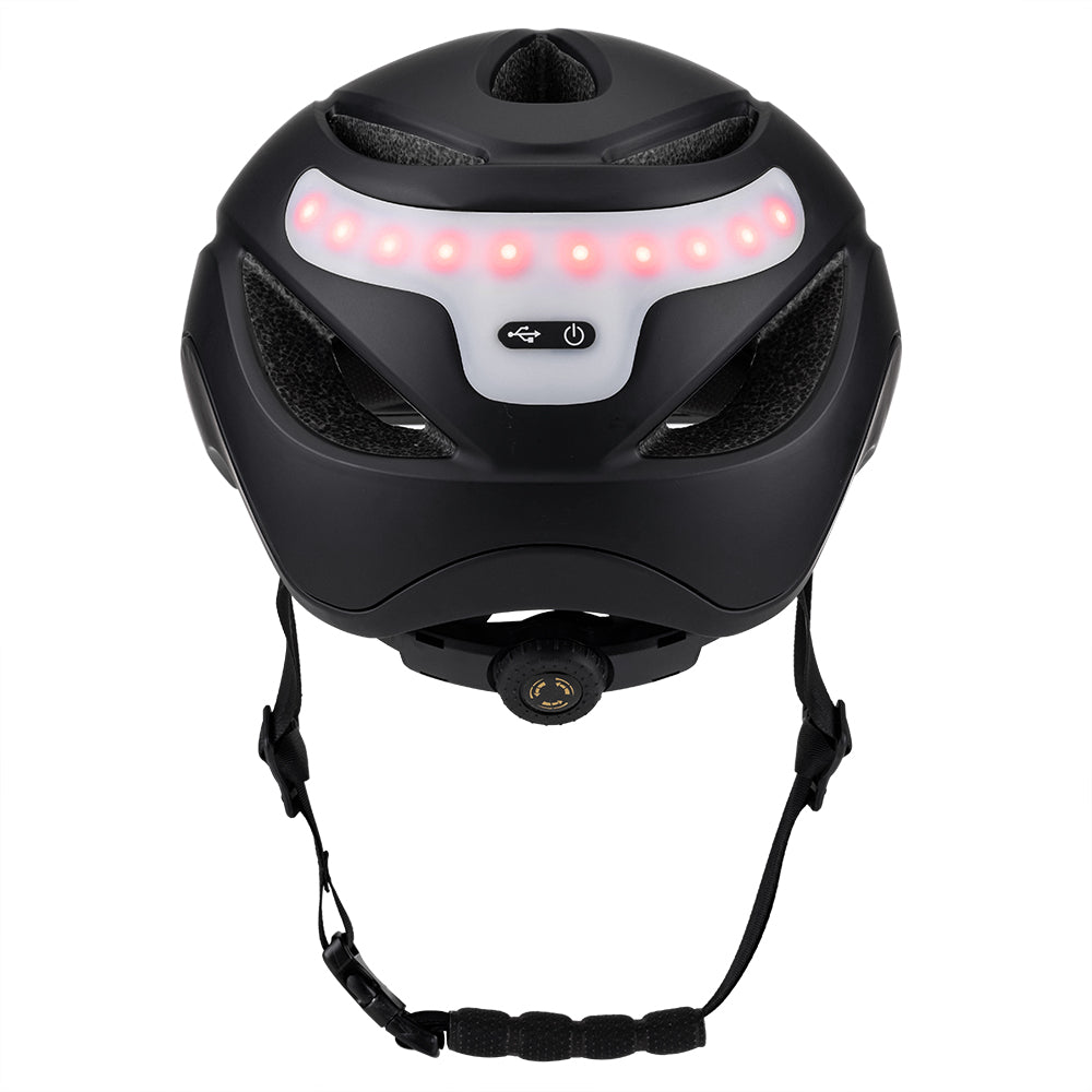 UWalk-A009G Smart Bike Helmet for Adult – LED Light, Turn Signals & Magnetic Visor, CE/CPSC Certified