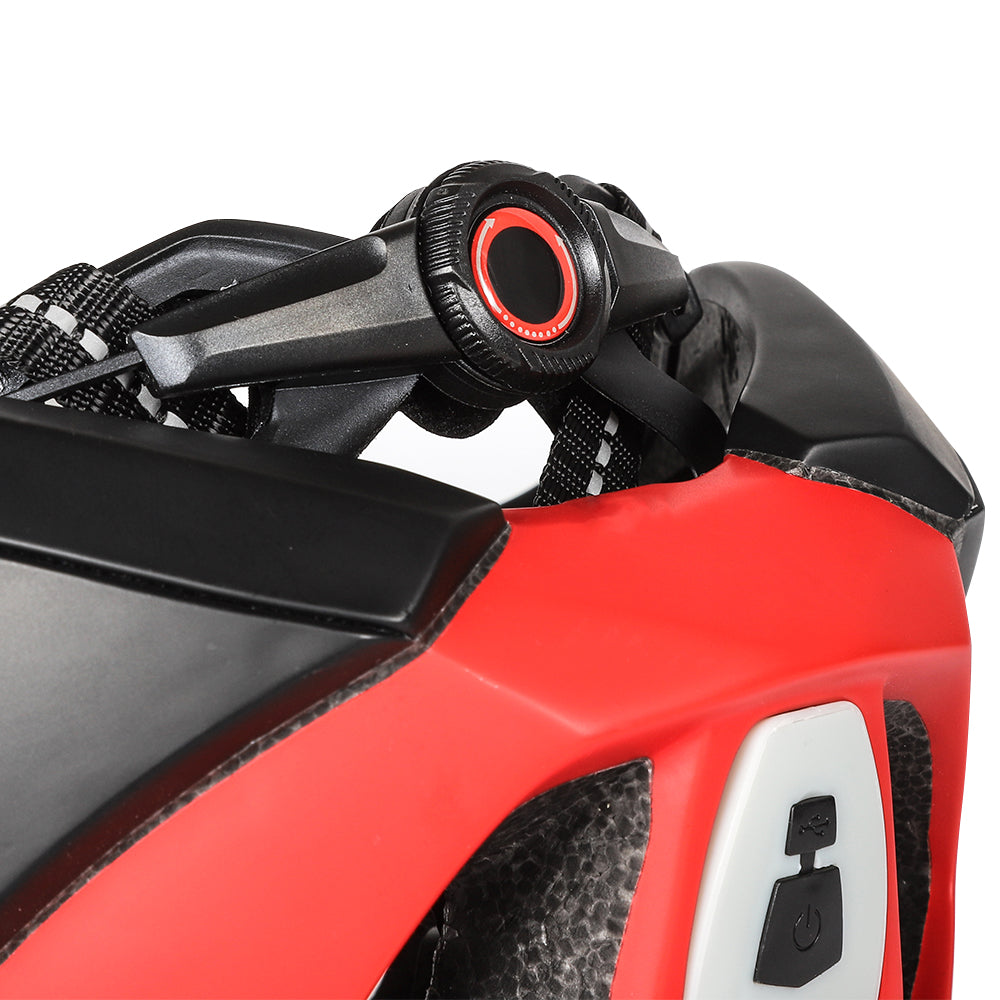 UWalk-A016G Bike Helmet with magnetic windshield & USB charging taillight