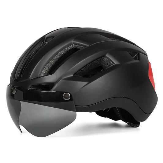 UWalk-A016G Bike Helmet with magnetic windshield & USB charging taillight