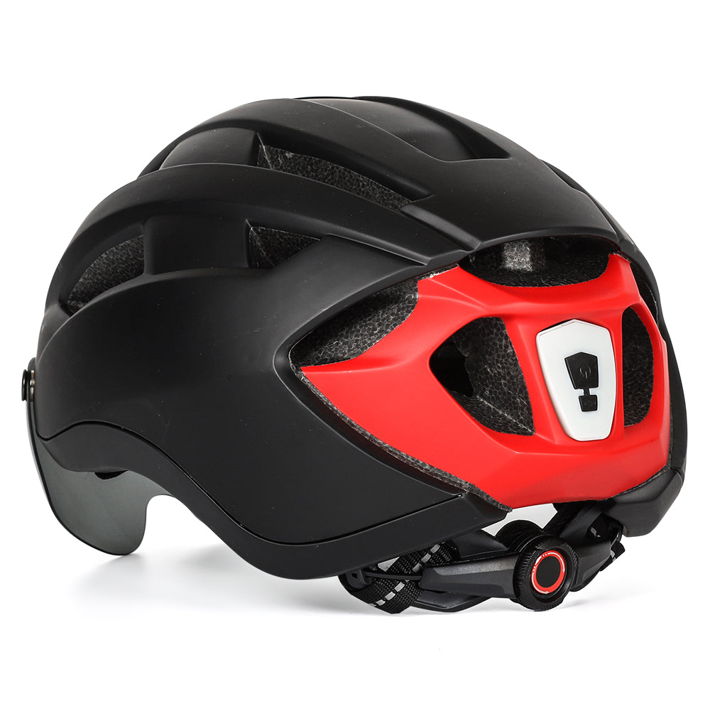 UWalk-A016G Bike Helmet with magnetic windshield & USB charging taillight