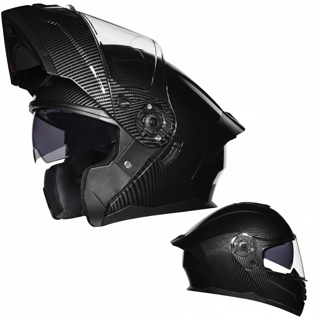 UWALK-900 Flip-Up Motorcycle Helmet – DOT Approved