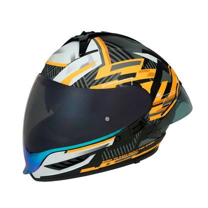 UWALK-102 NEW Full-Face Motorcycle Helmet | Style, Clarity & Safety Redefined