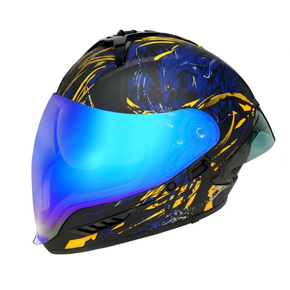 UWALK-102 NEW Full-Face Motorcycle Helmet | Style, Clarity & Safety Redefined
