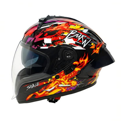 UWALK-102 NEW Full-Face Motorcycle Helmet | Style, Clarity & Safety Redefined