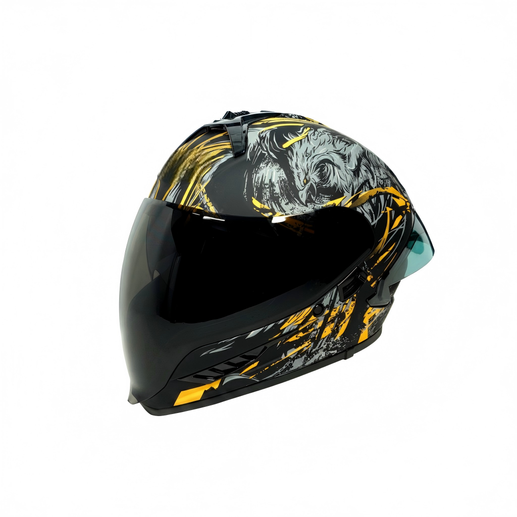 UWALK-102 NEW Full-Face Motorcycle Helmet | Style, Clarity & Safety Redefined