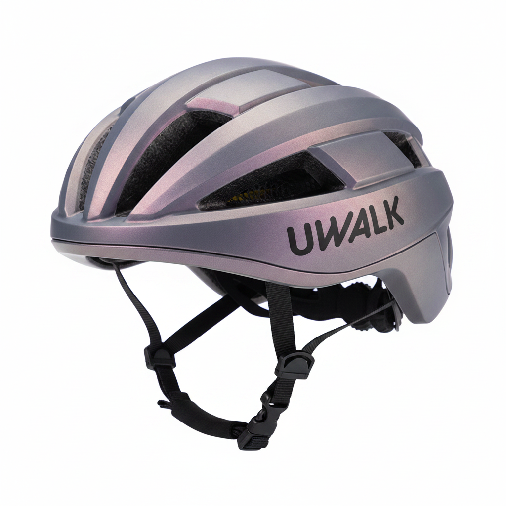 UWalk-A008G Adult Road Bike Helmet with Magnetic len