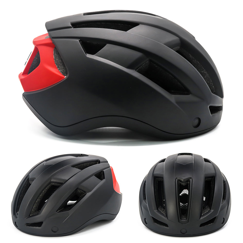 UWalk-A016G Bike Helmet with magnetic windshield & USB charging taillight