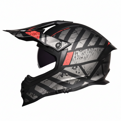 UWALK-800 Dual-Sport Off-Road Helmet – Style, Safety & Versatile Visor Options