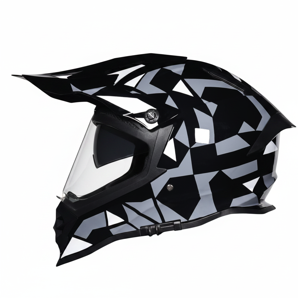 UWALK-800 Dual-Sport Off-Road Helmet – Style, Safety & Versatile Visor Options