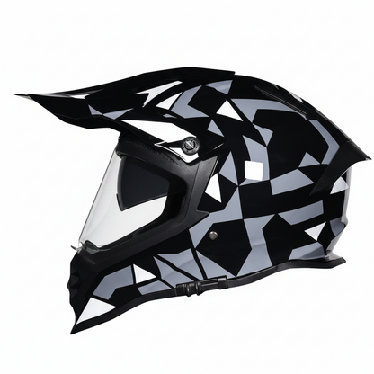 UWALK-800 Dual-Sport Off-Road Helmet – Style, Safety & Versatile Visor Options
