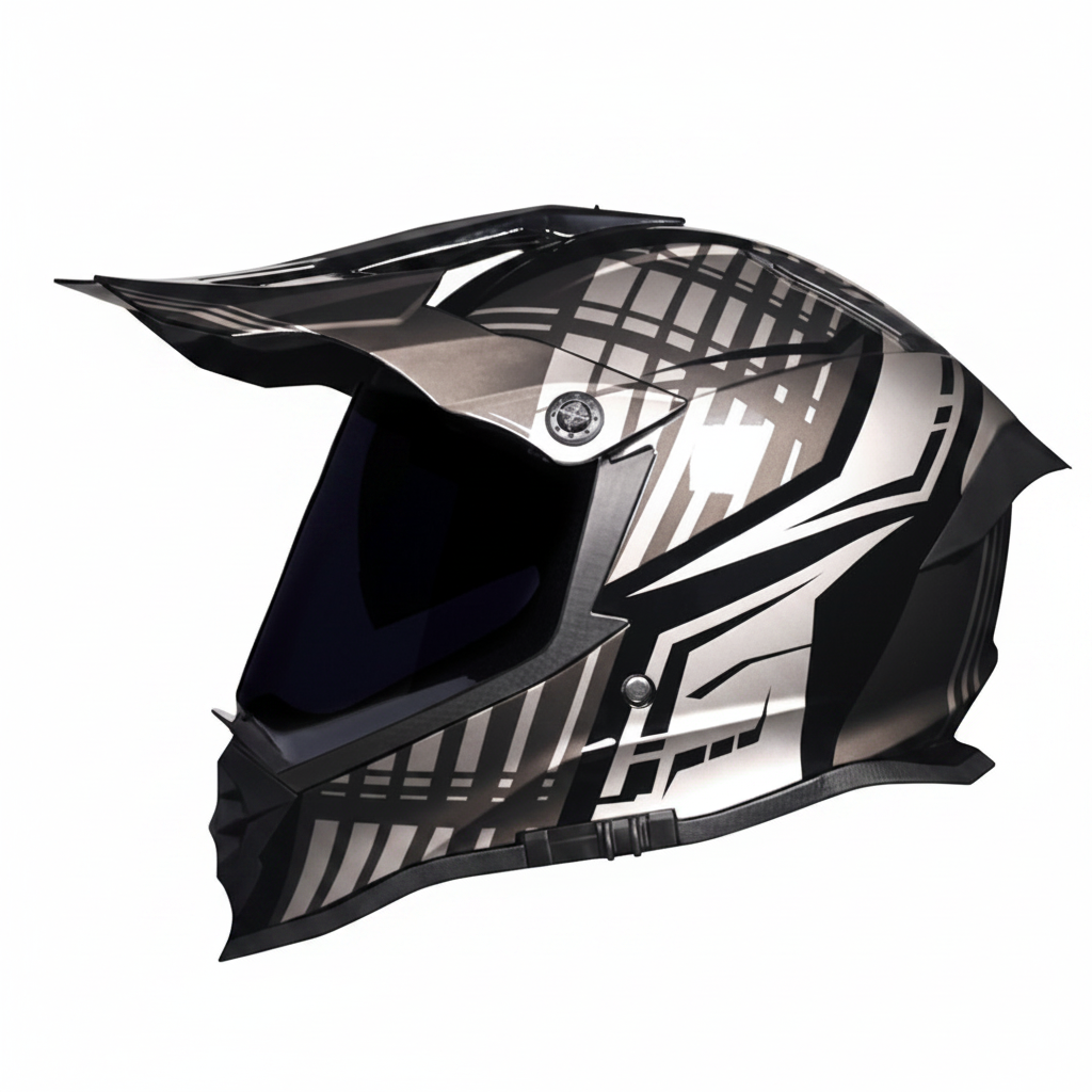UWALK-800 Dual-Sport Off-Road Helmet – Style, Safety & Versatile Visor Options